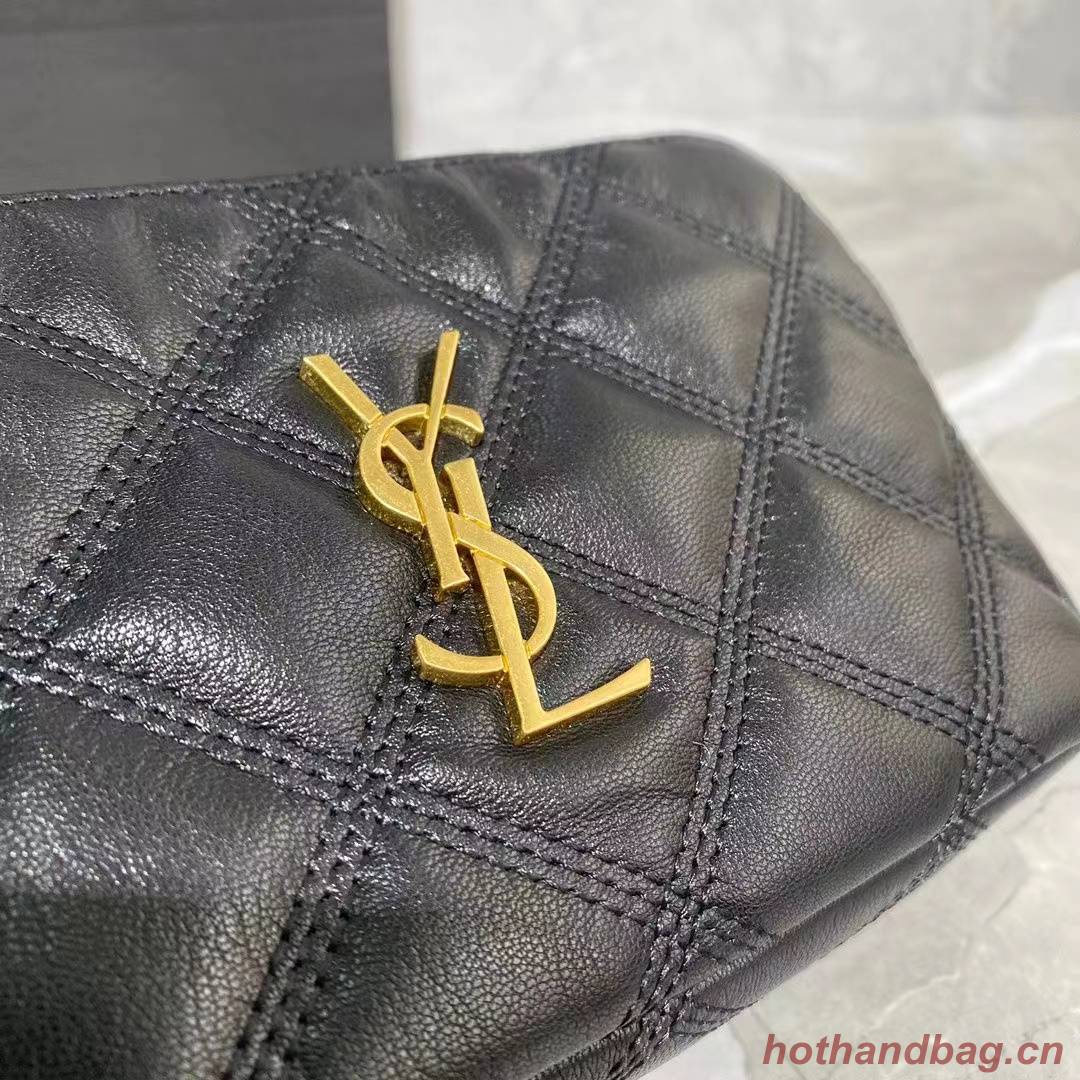 SAINT LAURENT MONOGRAM CHAIN WALLET IN LEATHER 655941 black SAINT LAURENT MONOGRAM CHAIN WALLET IN LEATHER 655941 black