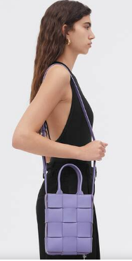 Bottega Veneta Mini Cassette Tote Bag 709341 Wisteria Bottega Veneta Mini Cassette Tote Bag 709341 Wisteria