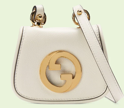 Gucci mini Blondie card case wallet 698635 white Gucci mini Blondie card case wallet 698635 white