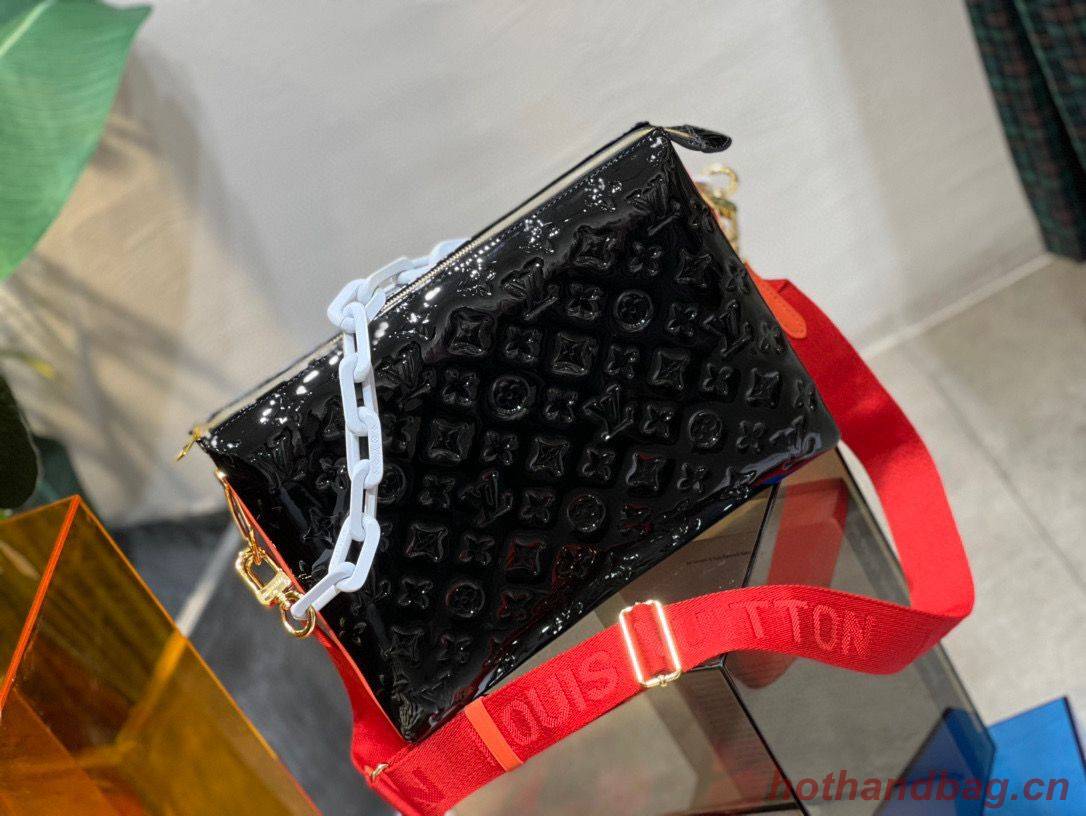 Louis Vuitton Original patent leather COUSSIN MM M20369 Black Louis Vuitton Original patent leather COUSSIN MM M20369 Black