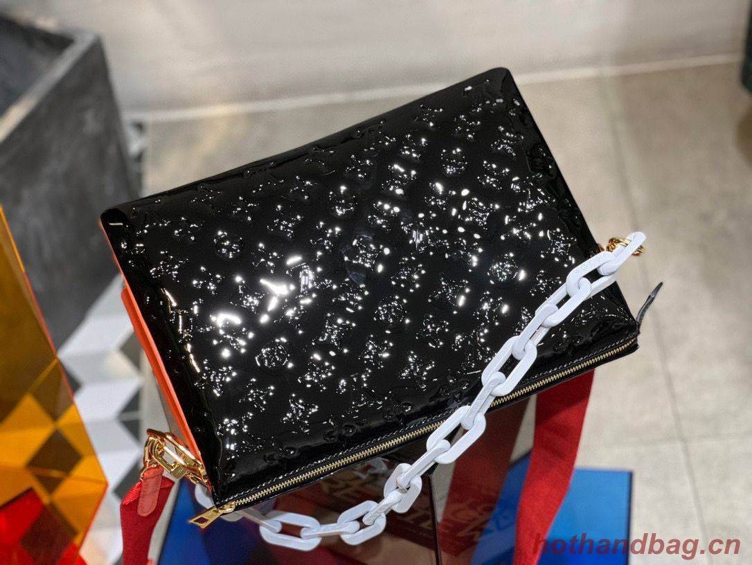 Louis Vuitton Original patent leather COUSSIN MM M20369 Black Louis Vuitton Original patent leather COUSSIN MM M20369 Black