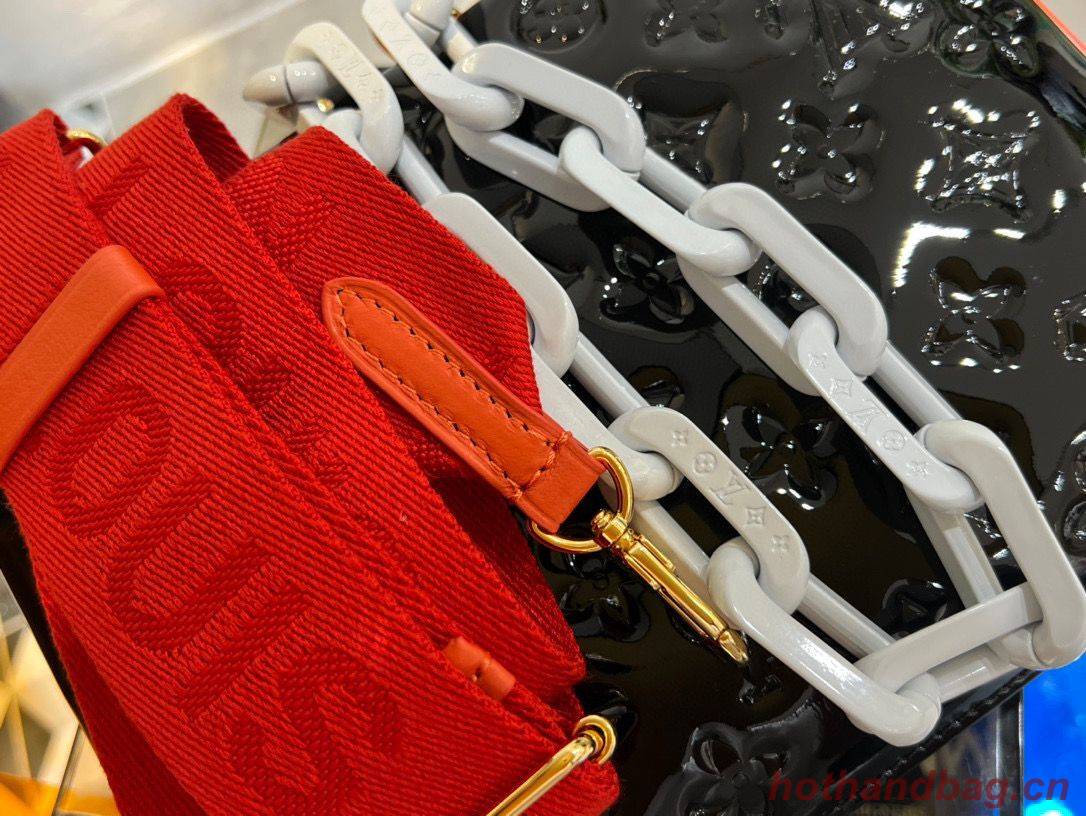 Louis Vuitton Original patent leather COUSSIN MM M20369 Black Louis Vuitton Original patent leather COUSSIN MM M20369 Black