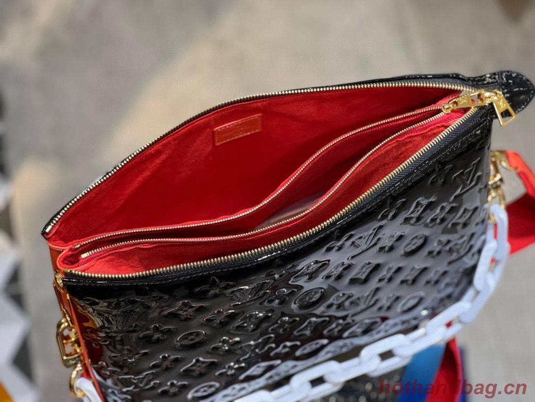 Louis Vuitton Original patent leather COUSSIN MM M20369 Black Louis Vuitton Original patent leather COUSSIN MM M20369 Black