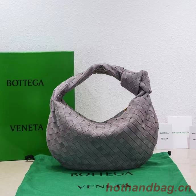 Bottega Veneta Mini intrecciato suede top handle bag 651877V1 THUNDER