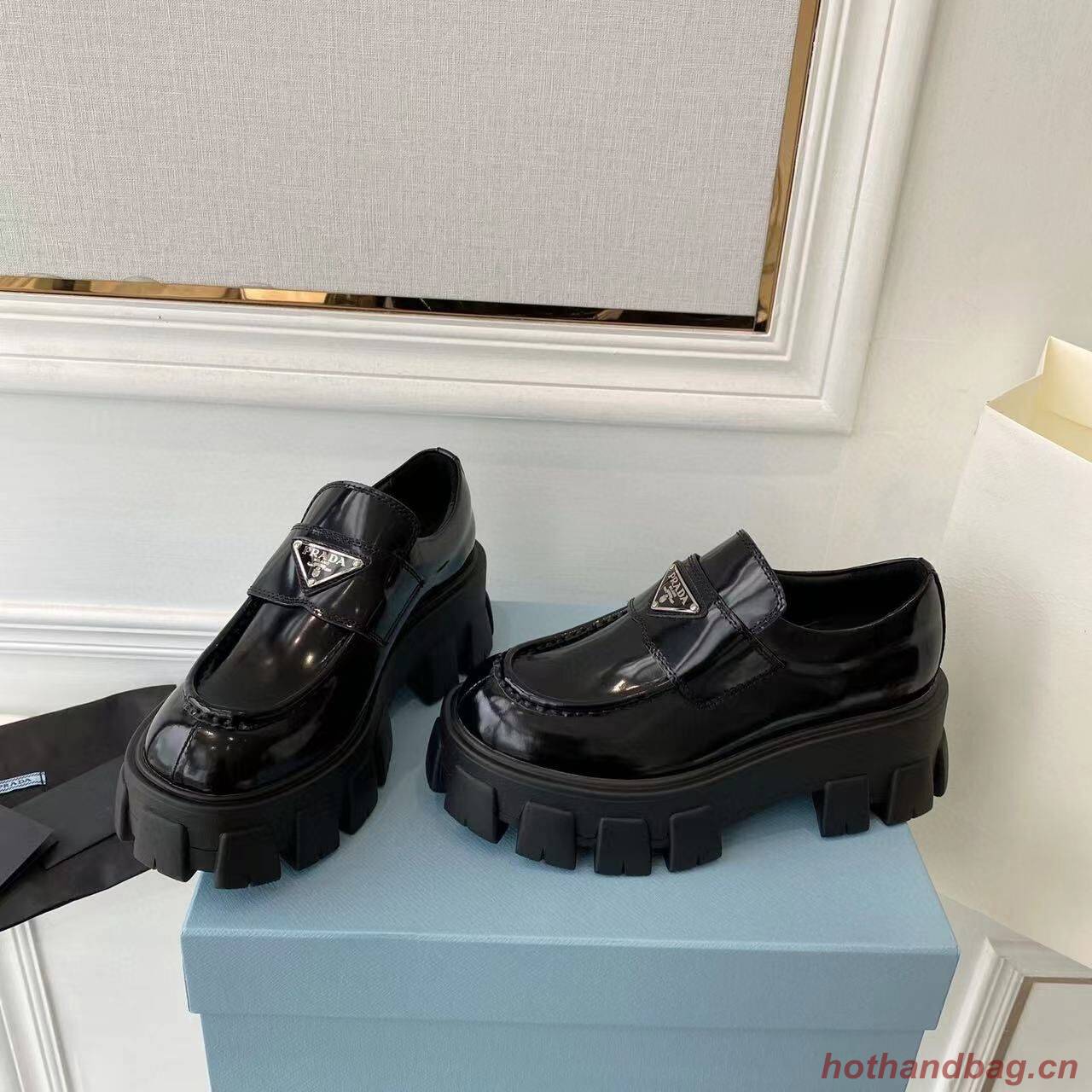 Prada Shoes PD63021 Black Prada Shoes PD63021 Black