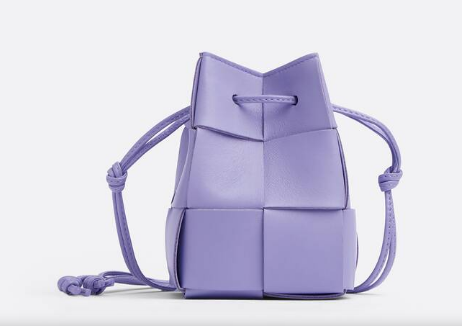Bottega Veneta Mini intreccio leather crossbody bucket bag 680217 Wisteria Bottega Veneta Mini intreccio leather crossbody bucket bag 680217 Wisteria