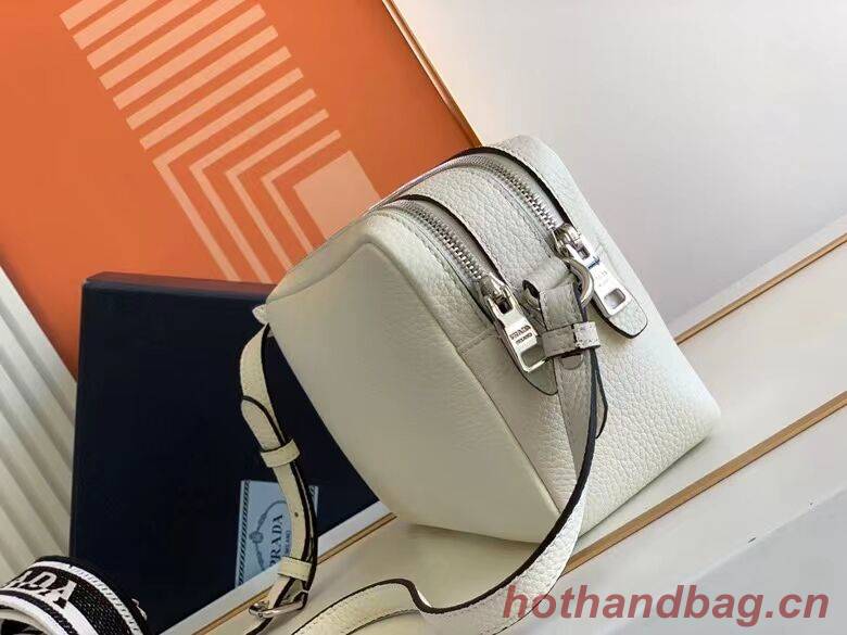 Prada Leather bag with shoulder strap 1DB820 white Prada Leather bag with shoulder strap 1DB820 white