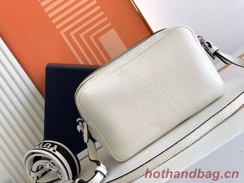 Prada Leather bag with shoulder strap 1DB820 white Prada Leather bag with shoulder strap 1DB820 white