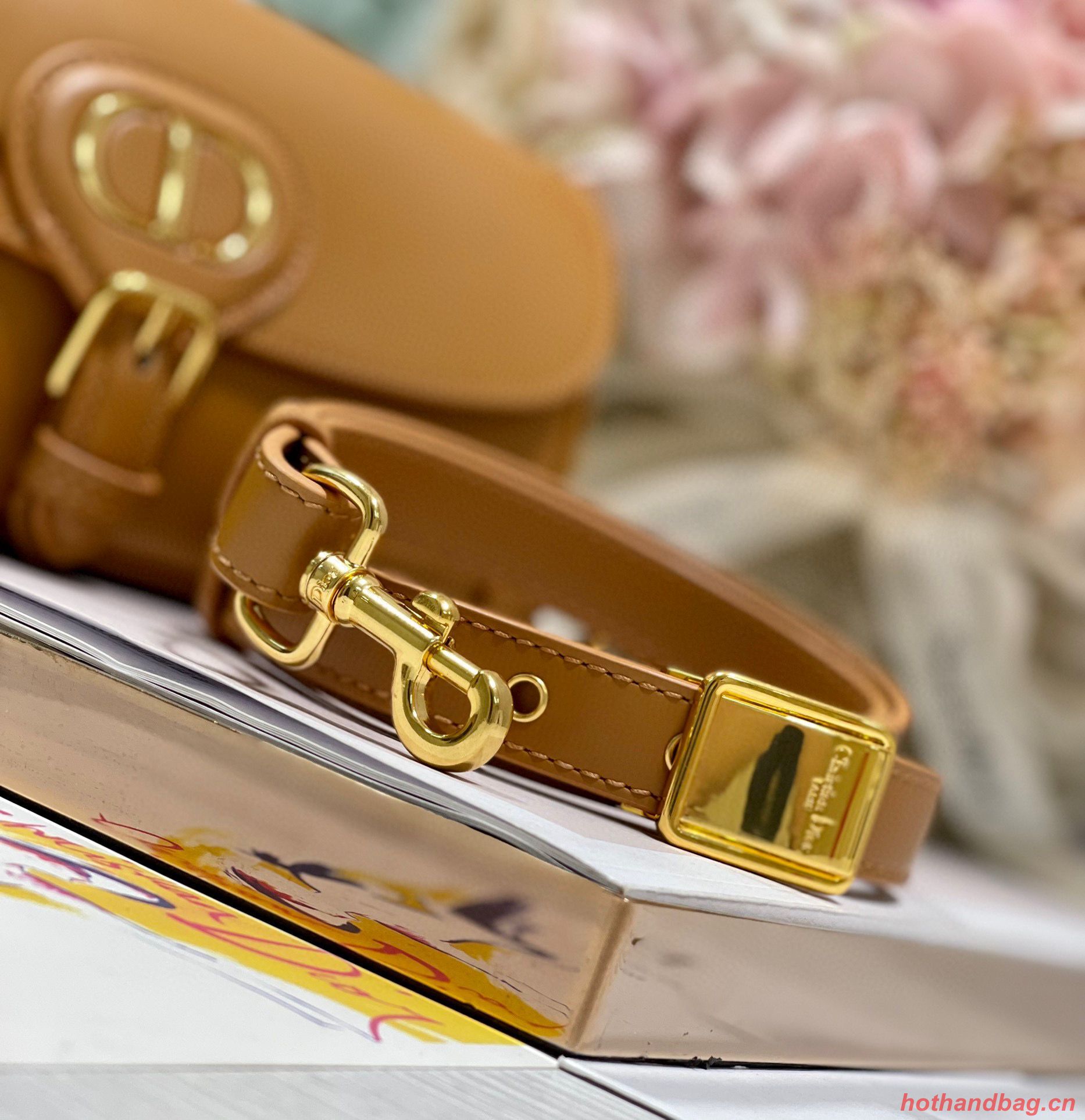 DIOR BOBBY EAST-WEST BAG Box Calfskin M9317S Brown DIOR BOBBY EAST-WEST BAG Box Calfskin M9317S Brown