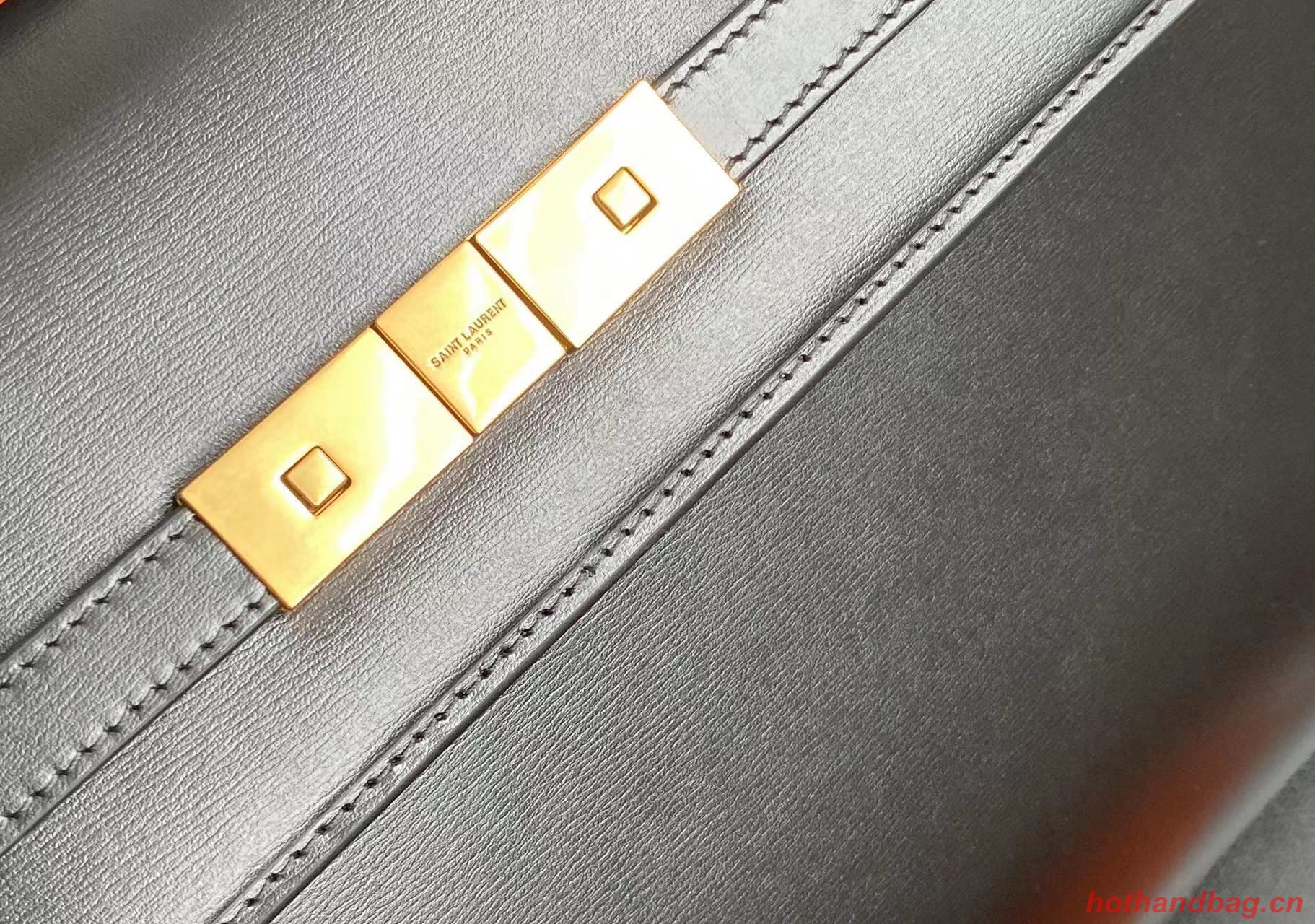 Yves Saint Laurent Manhattan leather shoulder bag Y85136 Black Yves Saint Laurent Manhattan leather shoulder bag Y85136 Black