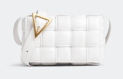 Bottega Veneta Small Padded Cassette 717506 white Bottega Veneta Small Padded Cassette 717506 white