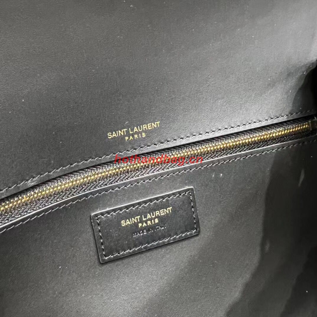 SAINT LAUREN KATE 99 CHAIN BAG WITH TASSEL IN RAFFIA Y664276 black SAINT LAUREN KATE 99 CHAIN BAG WITH TASSEL IN RAFFIA Y664276 black