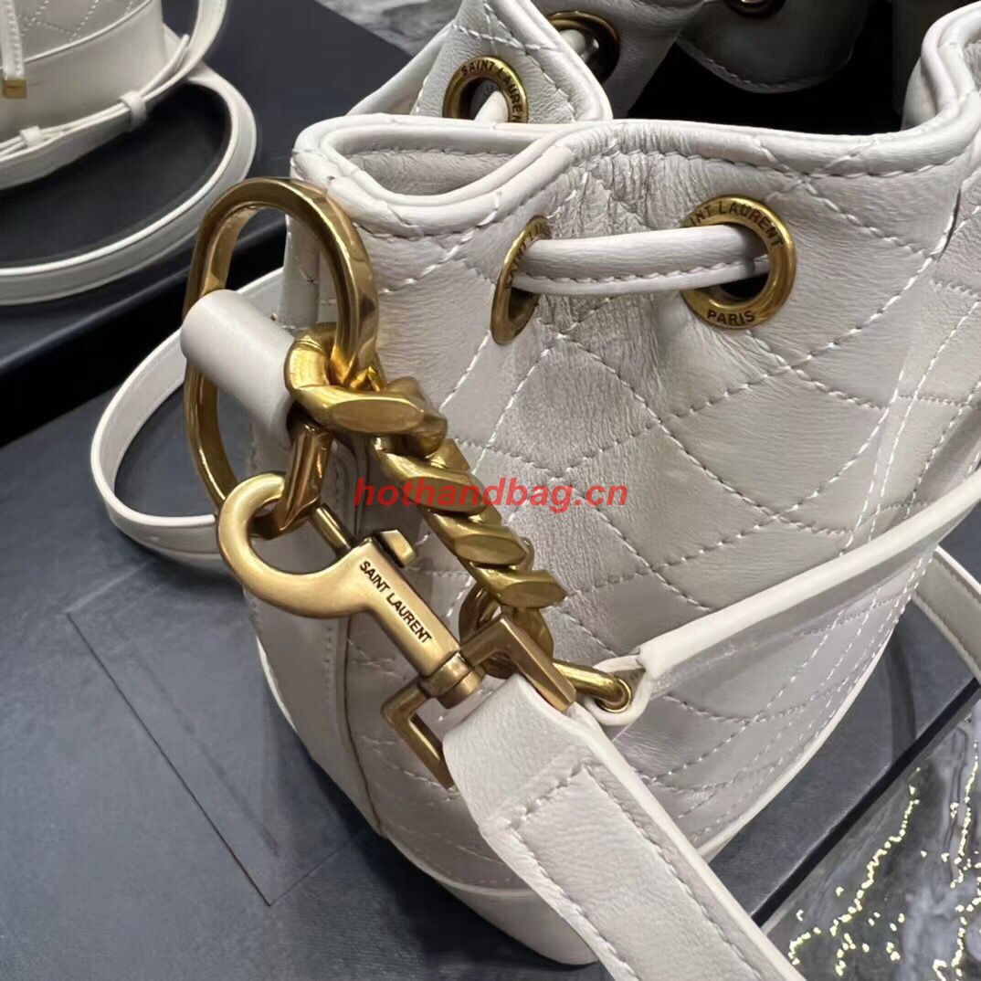 SAINT LAUREN EMMANUELLE SMALL BUCKET BAG IN QUILTED LAMBSKIN 6976401 ANTIQUE VINTAGE SAINT LAUREN EMMANUELLE SMALL BUCKET BAG IN QUILTED LAMBSKIN 6976401 ANTIQUE VINTAGE