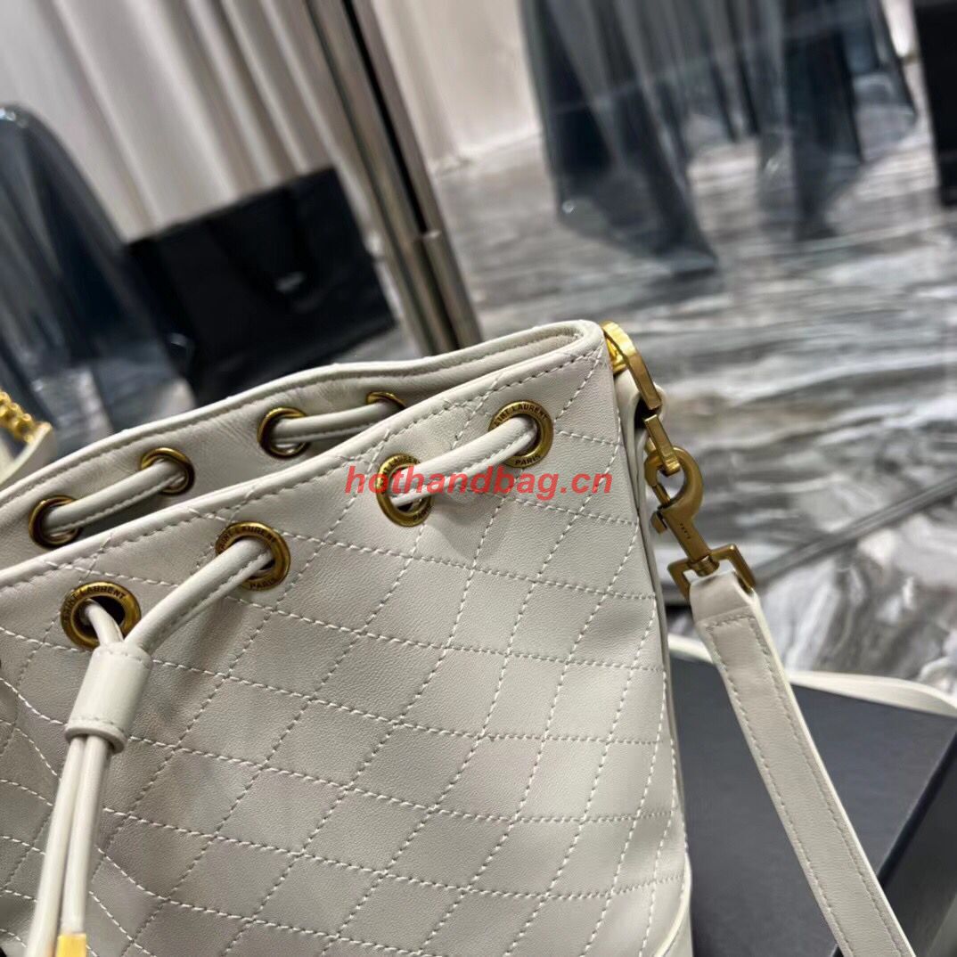 SAINT LAUREN EMMANUELLE SMALL BUCKET BAG IN QUILTED LAMBSKIN 6976401 ANTIQUE VINTAGE SAINT LAUREN EMMANUELLE SMALL BUCKET BAG IN QUILTED LAMBSKIN 6976401 ANTIQUE VINTAGE