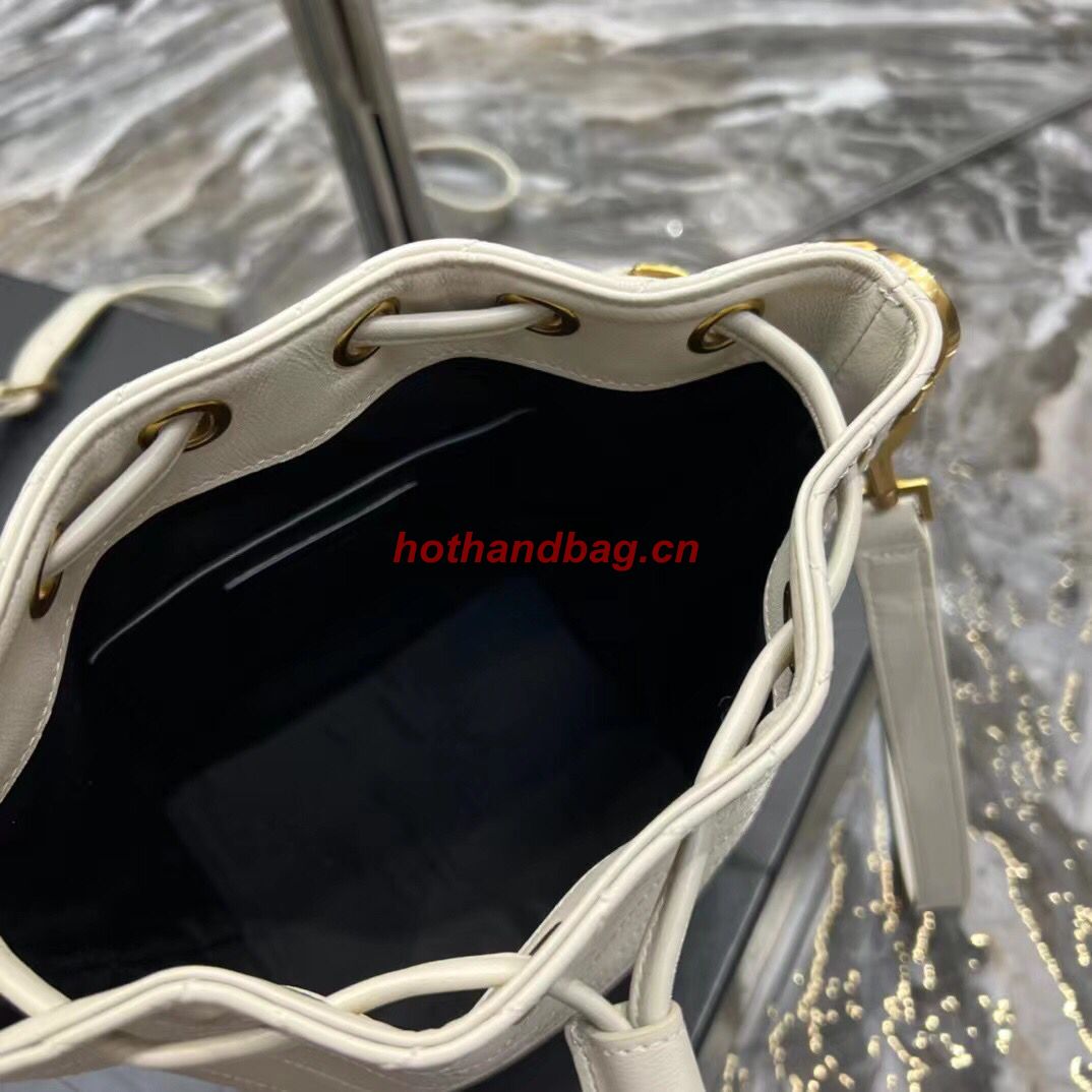 SAINT LAUREN EMMANUELLE SMALL BUCKET BAG IN QUILTED LAMBSKIN 6976401 ANTIQUE VINTAGE SAINT LAUREN EMMANUELLE SMALL BUCKET BAG IN QUILTED LAMBSKIN 6976401 ANTIQUE VINTAGE