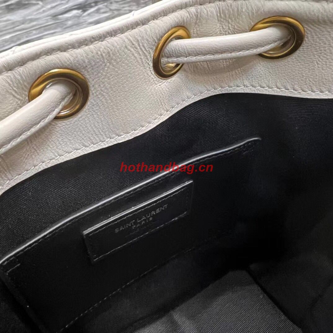 SAINT LAUREN EMMANUELLE SMALL BUCKET BAG IN QUILTED LAMBSKIN 6976401 ANTIQUE VINTAGE SAINT LAUREN EMMANUELLE SMALL BUCKET BAG IN QUILTED LAMBSKIN 6976401 ANTIQUE VINTAGE