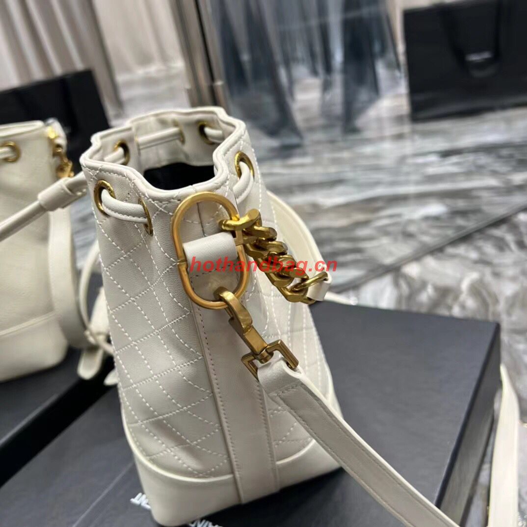 SAINT LAUREN EMMANUELLE SMALL BUCKET BAG IN QUILTED LAMBSKIN 6976401 ANTIQUE VINTAGE SAINT LAUREN EMMANUELLE SMALL BUCKET BAG IN QUILTED LAMBSKIN 6976401 ANTIQUE VINTAGE