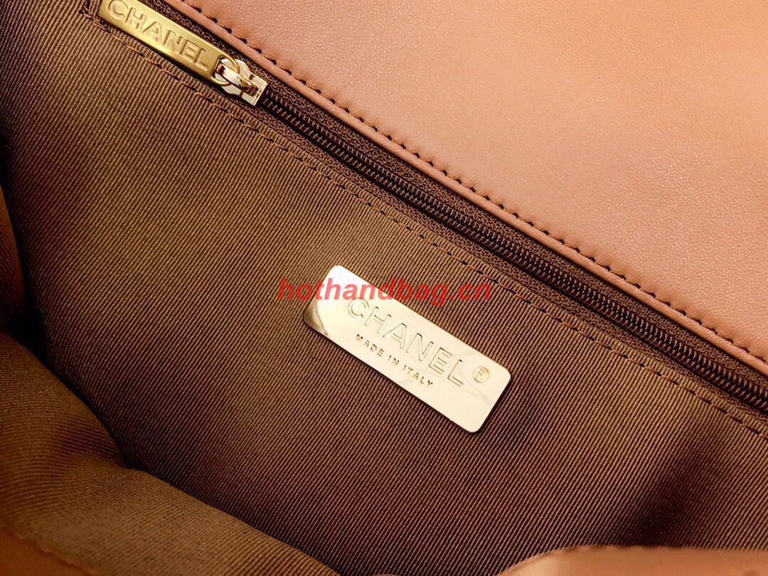 CHANEL 19 HANDBAG AS1160 AS1161 Caramel CHANEL 19 HANDBAG AS1160 AS1161 Caramel