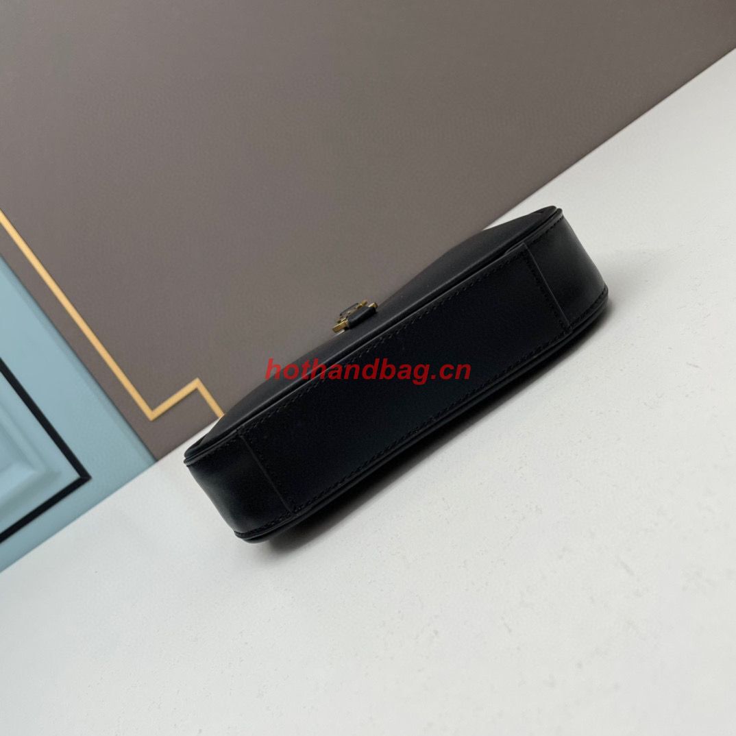 Yves Saint Laurent Original Leather Mini Shoulder Bag LE5A7 Black Yves Saint Laurent Original Leather Mini Shoulder Bag LE5A7 Black