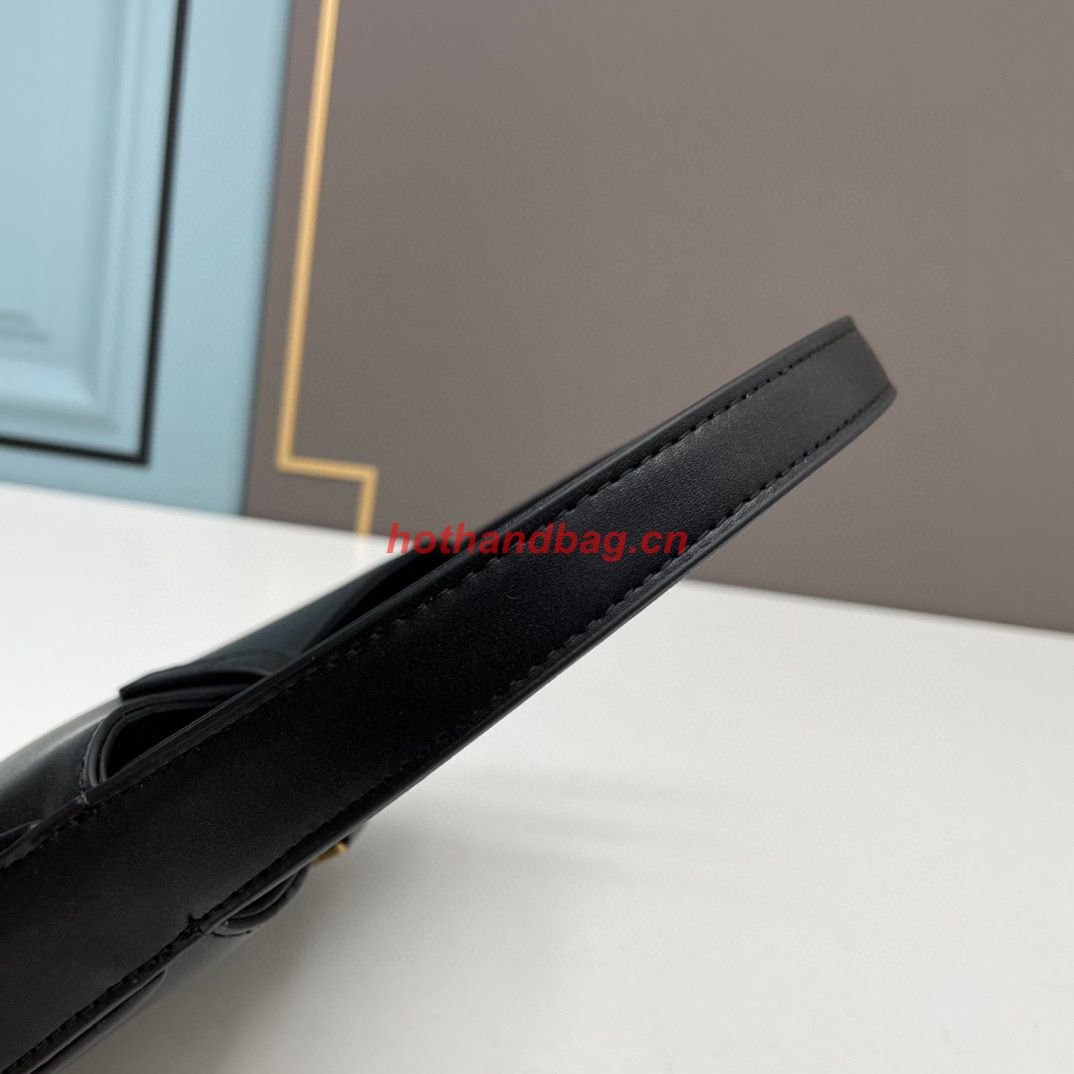 Yves Saint Laurent Original Leather Mini Shoulder Bag LE5A7 Black Yves Saint Laurent Original Leather Mini Shoulder Bag LE5A7 Black