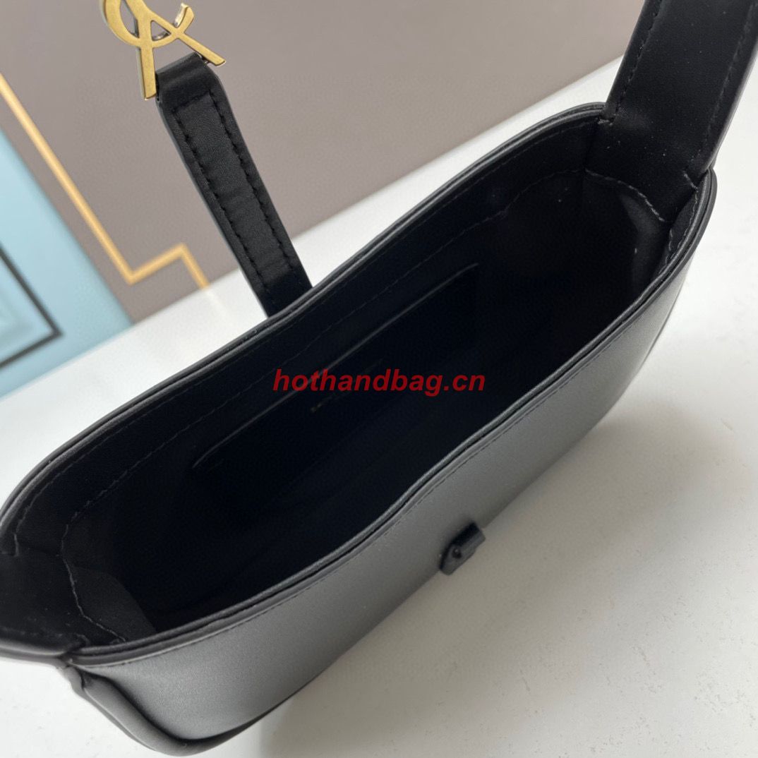 Yves Saint Laurent Original Leather Mini Shoulder Bag LE5A7 Black Yves Saint Laurent Original Leather Mini Shoulder Bag LE5A7 Black