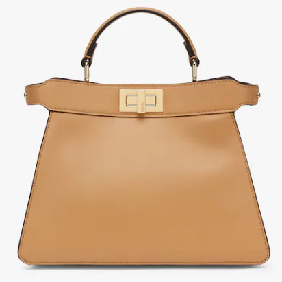 Fendi Peekaboo Iseeu Small leather bag 8BN327A Brown Fendi Peekaboo Iseeu Small leather bag 8BN327A Brown