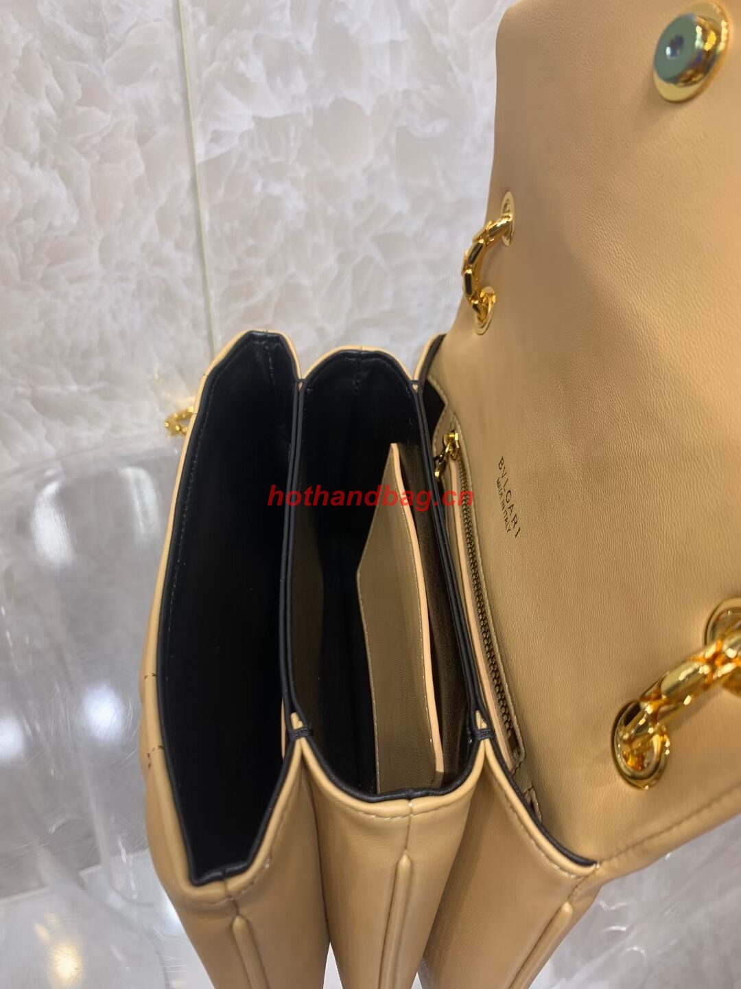 Bvlgari Serpenti Forever leather crossbody bag B282922 Apricot Bvlgari Serpenti Forever leather crossbody bag B282922 Apricot