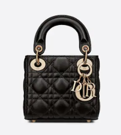 MICRO LADY DIOR BAG Black Cannage Lambskin S0856ON MICRO LADY DIOR BAG Black Cannage Lambskin S0856ON