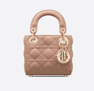 MICRO LADY DIOR BAG Rose Des Vents Cannage Lambskin S0856ON MICRO LADY DIOR BAG Rose Des Vents Cannage Lambskin S0856ON