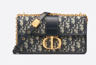 30 MONTAIGNE EAST-WEST BAG WITH CHAIN Blue Dior Oblique Jacquard M9334 30 MONTAIGNE EAST-WEST BAG WITH CHAIN Blue Dior Oblique Jacquard M9334