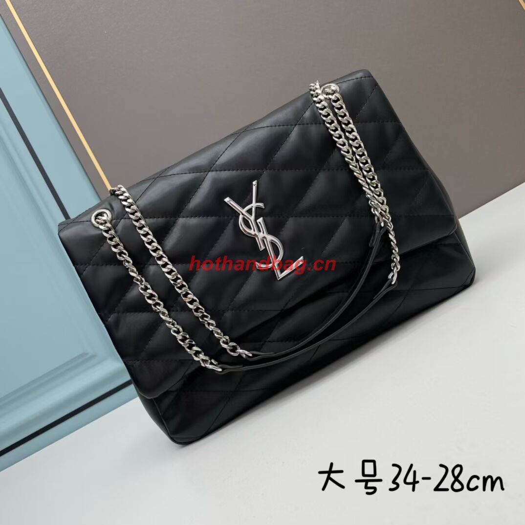 SAINT LAURENT LEATHER BAG Y203736 BLACK SAINT LAURENT LEATHER BAG Y203736 BLACK