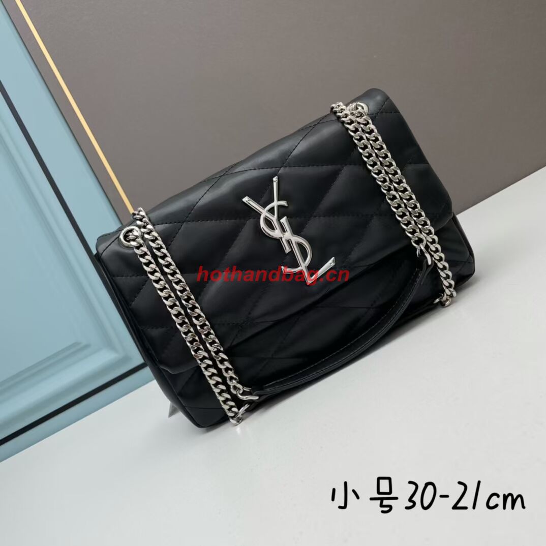 SAINT LAURENT LEATHER BAG Y203737 BLACK SAINT LAURENT LEATHER BAG Y203737 BLACK