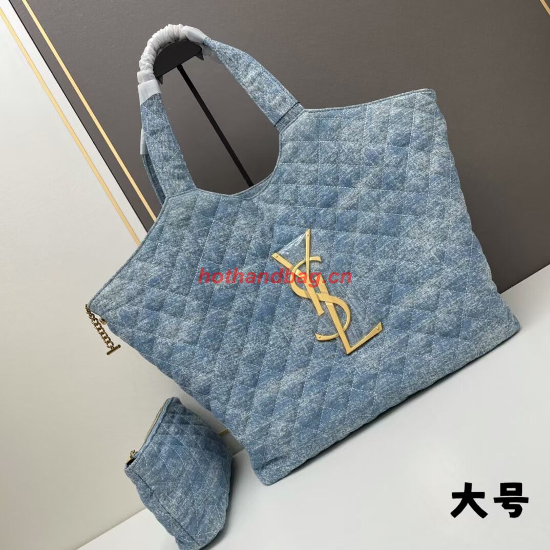 SAINT LAURENT SHOPPING Denim bag Y205320 light blue SAINT LAURENT SHOPPING Denim bag Y205320 light blue