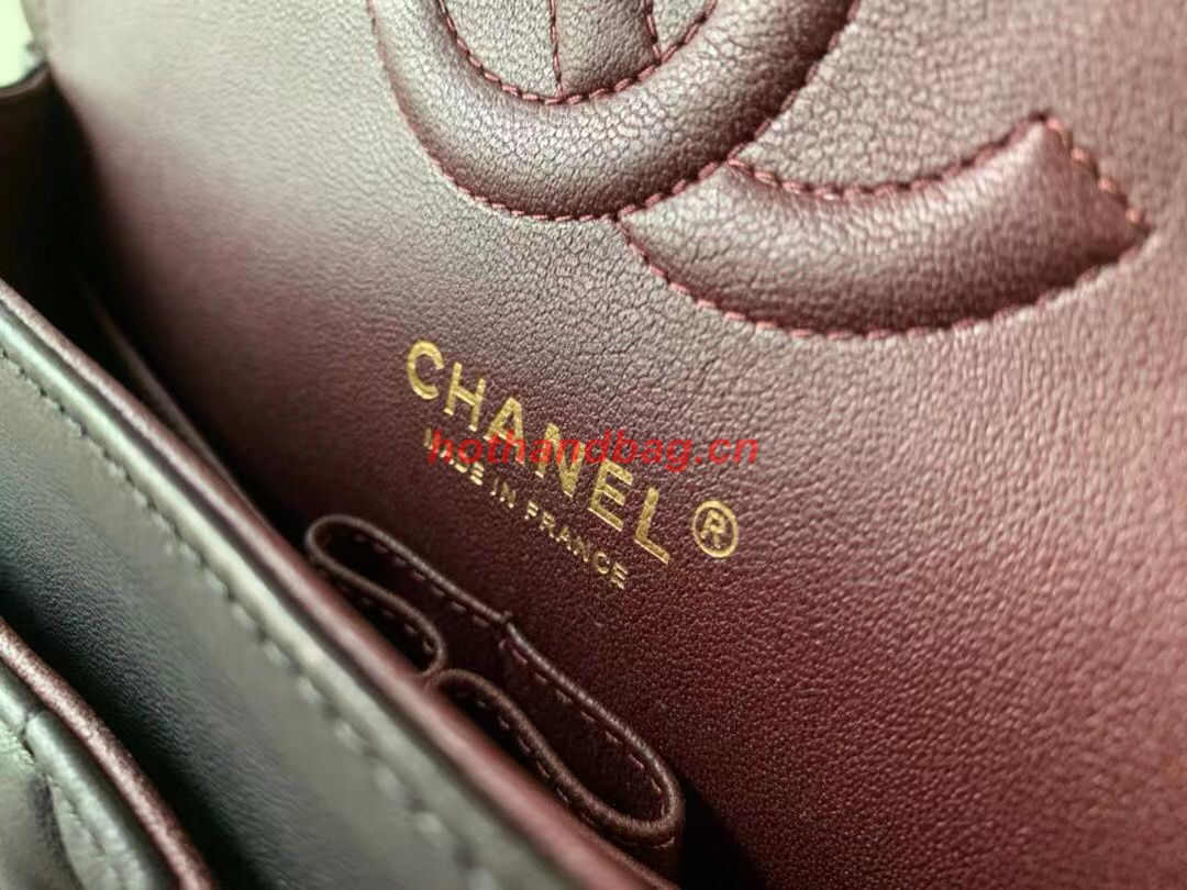 CHANEL Classic Handbag Lambskin Black 01112 & gold-Tone Metal CHANEL Classic Handbag Lambskin Black 01112 & gold-Tone Metal