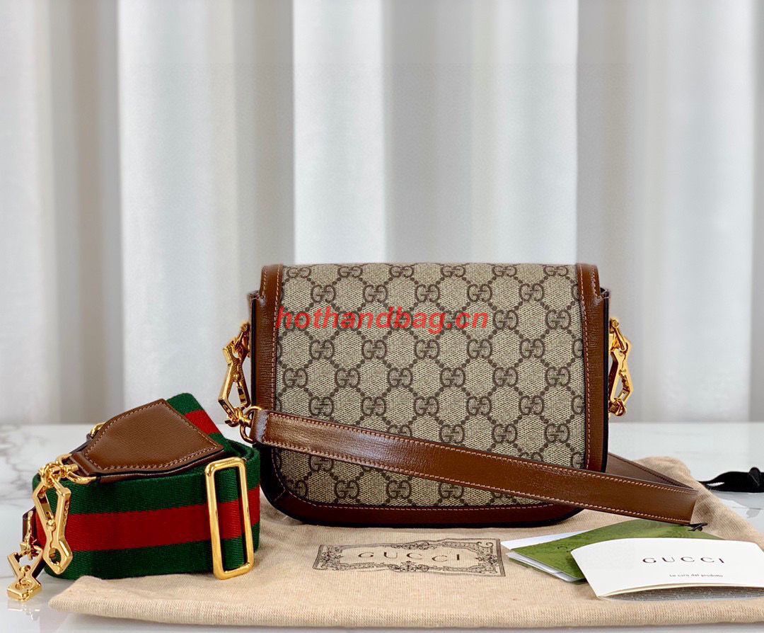 Gucci Horsebit 1955 GG mini bag 658574 brown Gucci Horsebit 1955 GG mini bag 658574 brown