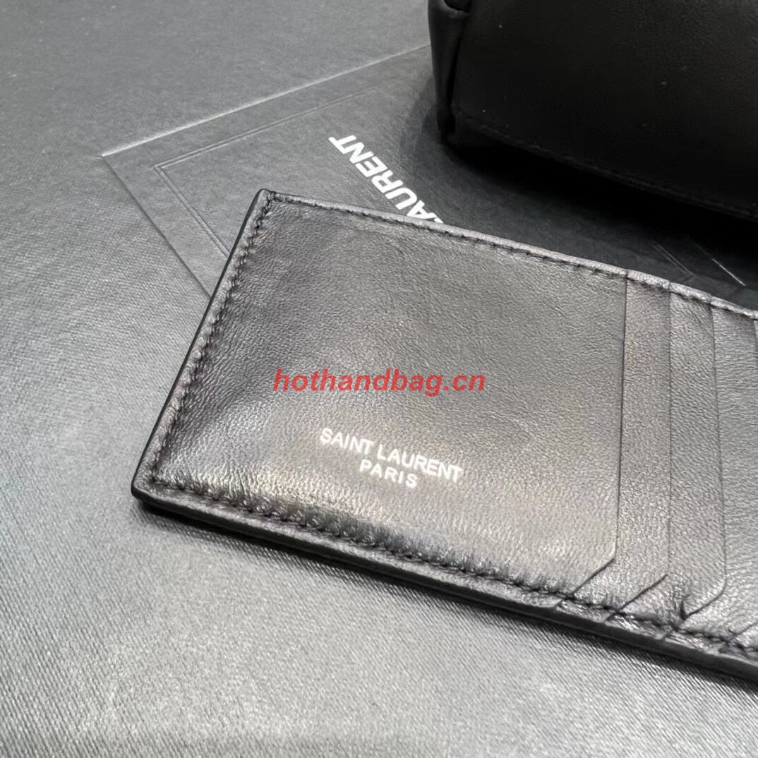 SAINT LAUREN PUFFER SMALL POUCH IN QUILTED LAMBSKIN 6508801 black SAINT LAUREN PUFFER SMALL POUCH IN QUILTED LAMBSKIN 6508801 black