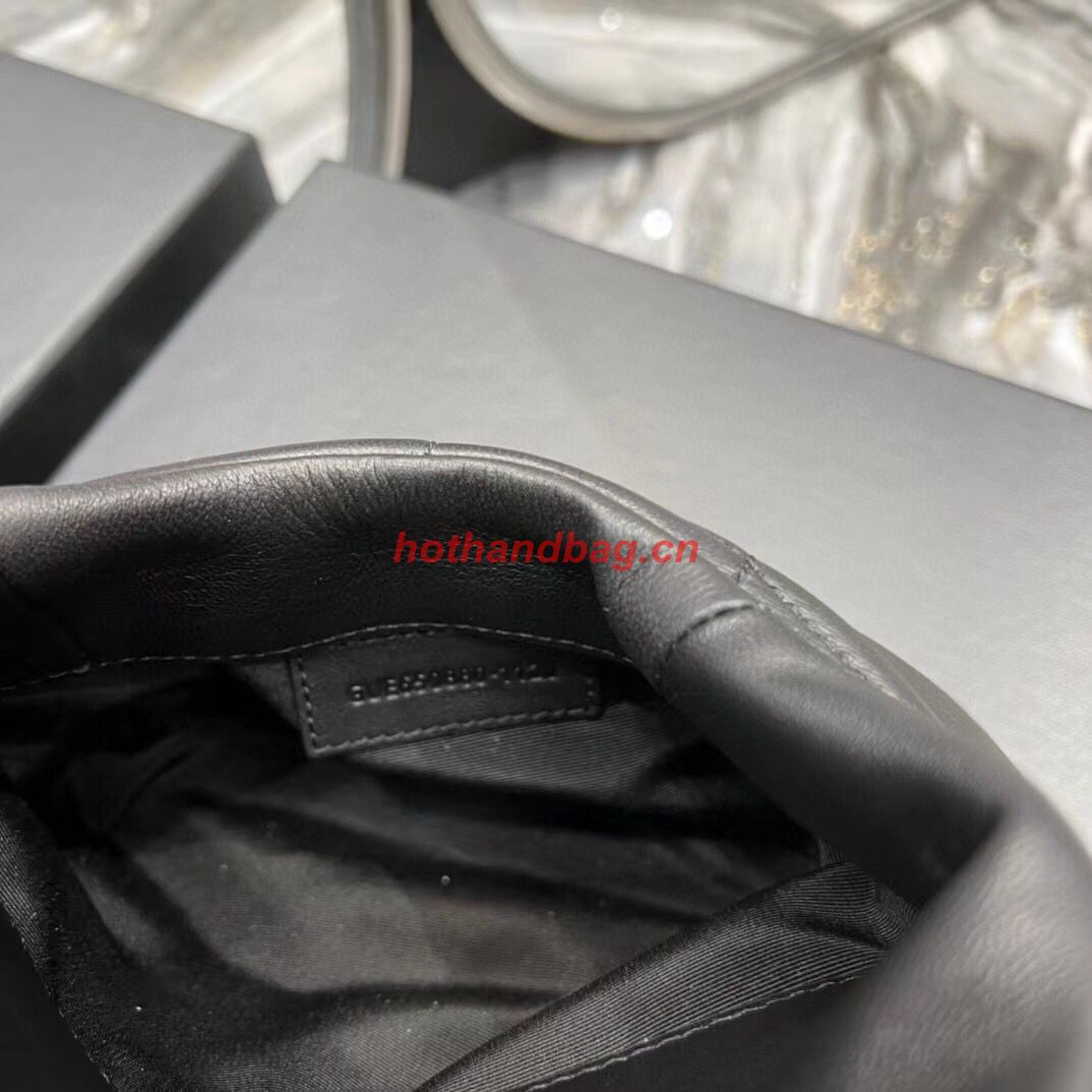 SAINT LAUREN PUFFER SMALL POUCH IN QUILTED LAMBSKIN 6508801 black SAINT LAUREN PUFFER SMALL POUCH IN QUILTED LAMBSKIN 6508801 black