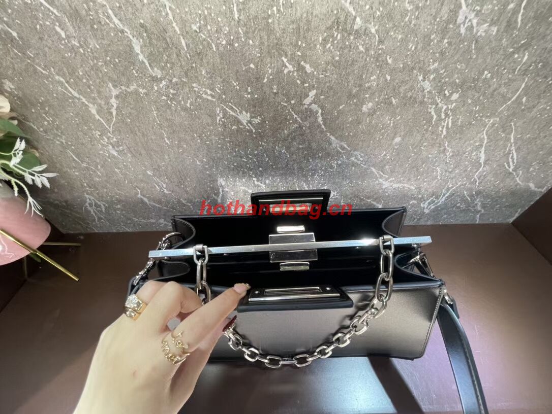 Fendi Peekaboo Cut Medium soft nappa leather bag 8BN340 BLACK Fendi Peekaboo Cut Medium soft nappa leather bag 8BN340 BLACK