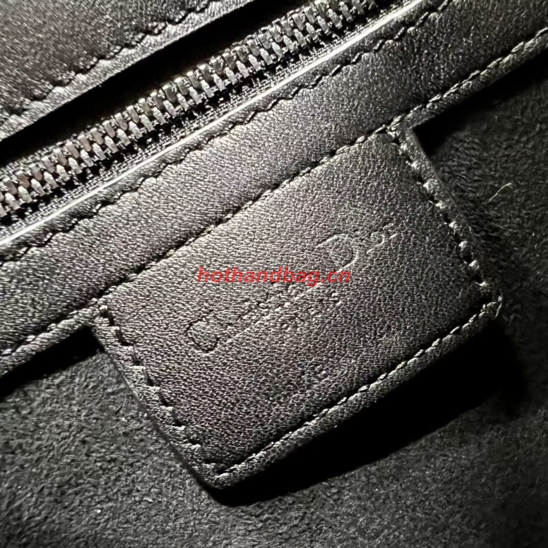 LADY DIOR TOP HANDLE MEDIUM BAG Cannage Lambskin C9226 BLACK&BLACK LADY DIOR TOP HANDLE MEDIUM BAG Cannage Lambskin C9226 BLACK&BLACK