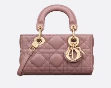 DIOR MICRO LADY D-JOY BAG Cannage Lambskin S0910 pink DIOR MICRO LADY D-JOY BAG Cannage Lambskin S0910 pink
