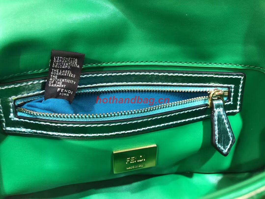 Fendi Baguette sequin and leather bag 8BR600 blue Fendi Baguette sequin and leather bag 8BR600 blue