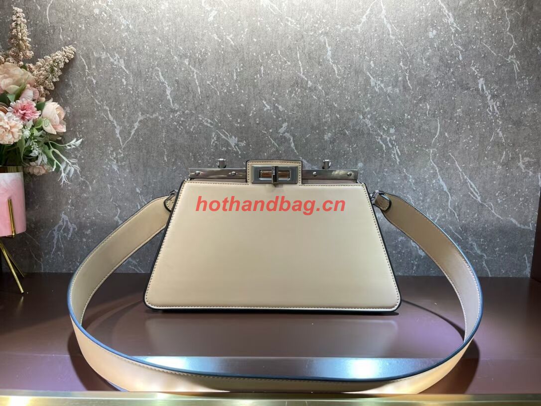 Fendi Peekaboo Cut Medium soft nappa leather bag 8BN340 Beige Fendi Peekaboo Cut Medium soft nappa leather bag 8BN340 Beige