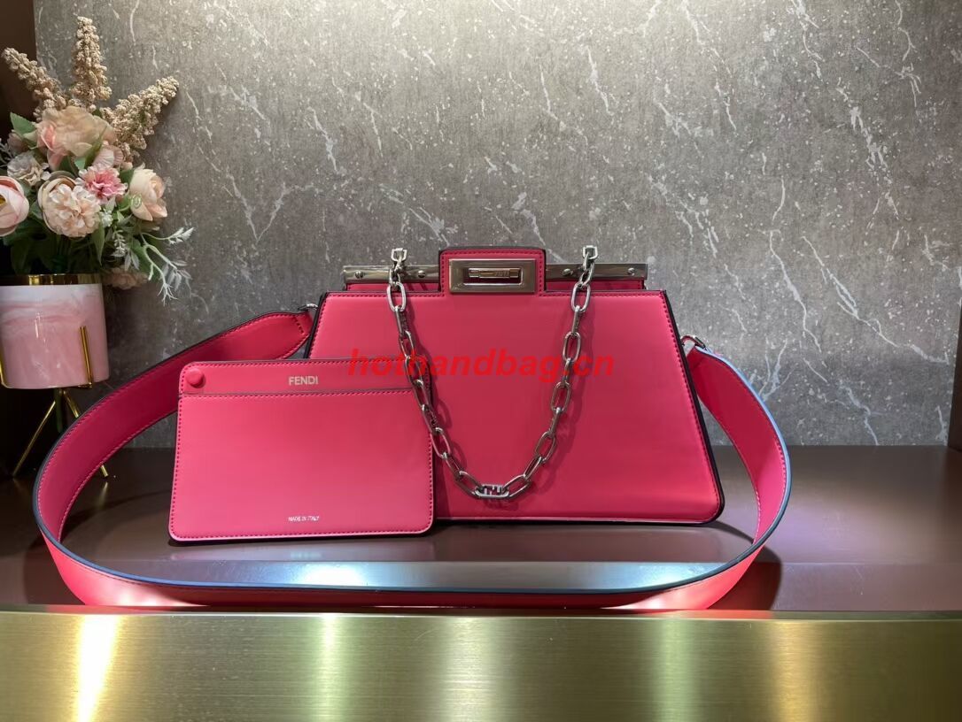 Fendi Peekaboo Cut Medium soft nappa leather bag 8BN340 pink Fendi Peekaboo Cut Medium soft nappa leather bag 8BN340 pink