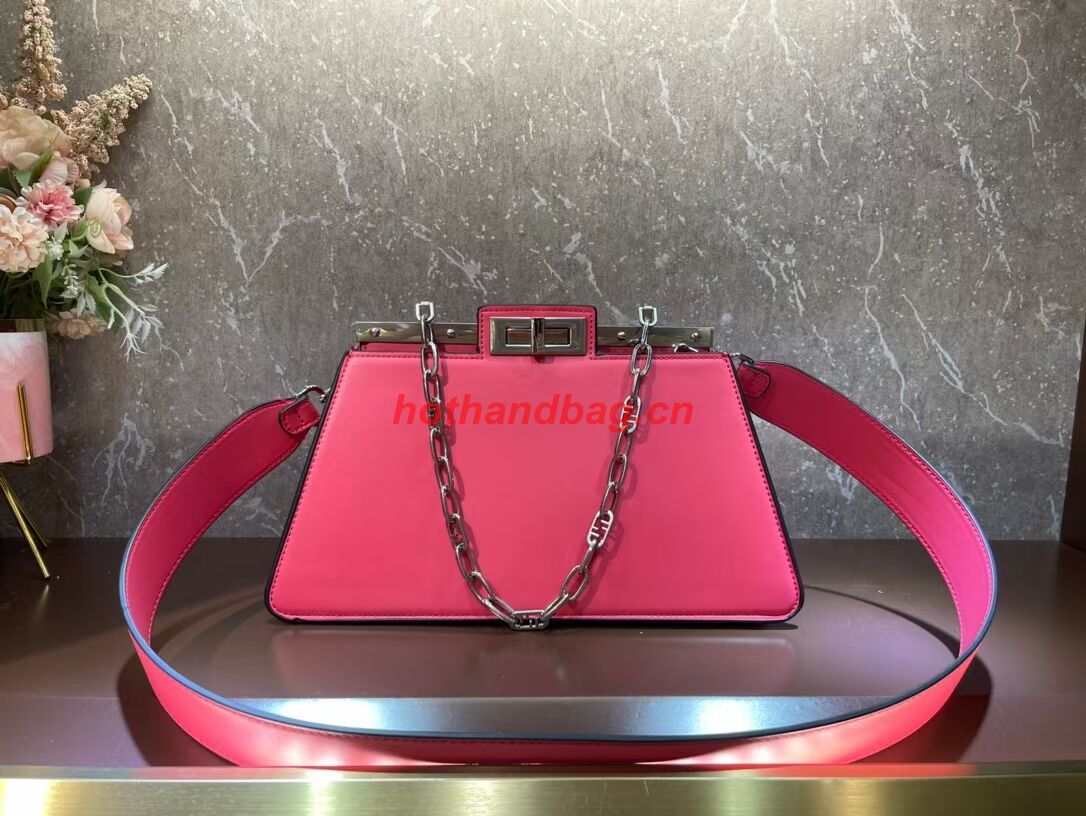 Fendi Peekaboo Cut Medium soft nappa leather bag 8BN340 pink Fendi Peekaboo Cut Medium soft nappa leather bag 8BN340 pink