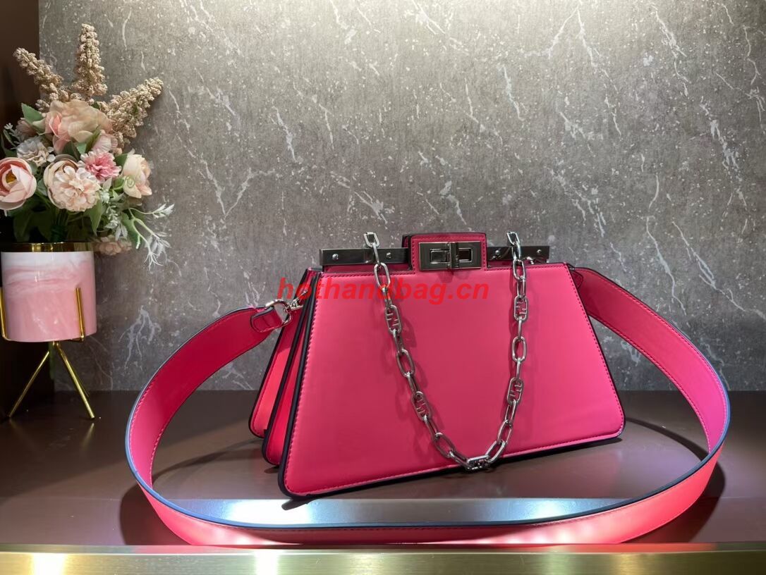 Fendi Peekaboo Cut Medium soft nappa leather bag 8BN340 pink Fendi Peekaboo Cut Medium soft nappa leather bag 8BN340 pink