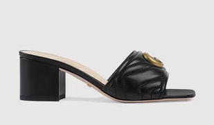 Gucci WOMENS DOUBLE G SLIDE SANDAL 93143-1 Gucci WOMENS DOUBLE G SLIDE SANDAL 93143-1