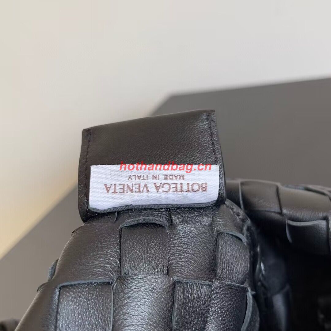 Bottega Veneta Sardine Intrecciato Gold Hardware Handle Bag 716082 Black Bottega Veneta Sardine Intrecciato Gold Hardware Handle Bag 716082 Black