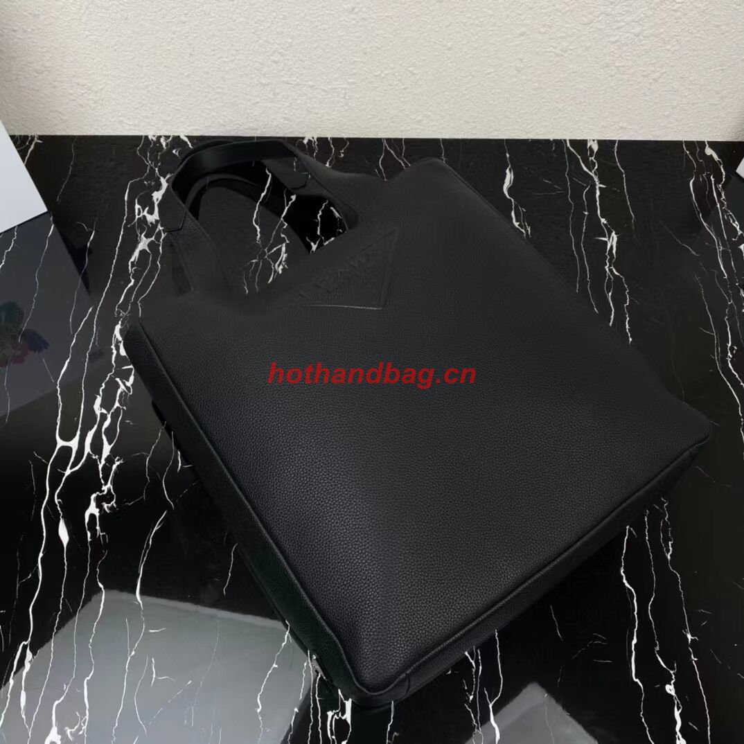 Prada Medium leather tote bag with 2NV990 black Prada Medium leather tote bag with 2NV990 black