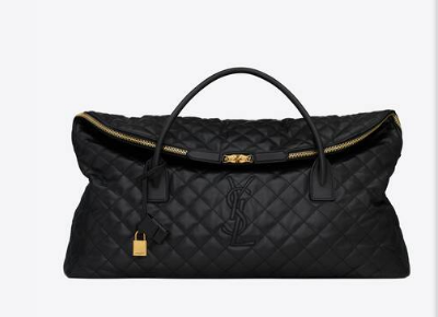SAINT LAUREN ES GIANT TRAVEL BAG IN QUILTED LEATHER 736009 black SAINT LAUREN ES GIANT TRAVEL BAG IN QUILTED LEATHER 736009 black