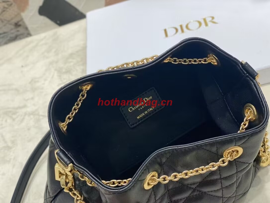 MEDIUM DIOR AMMI BAG Sand Black Supple Macrocannage Lambskin M22566F MEDIUM DIOR AMMI BAG Sand Black Supple Macrocannage Lambskin M22566F